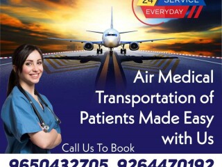 Use Medivic Air Ambulance in Kolkata for Perfect Medical Solution