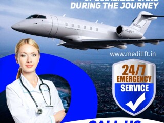 Select Top-Rated Air Ambulance in Siliguri Anytime by Medilift