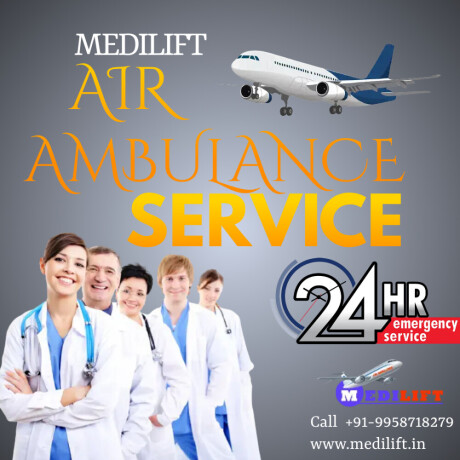 charter-air-ambulance-service-in-siliguri-by-medilift-with-proficient-medical-staff-big-0