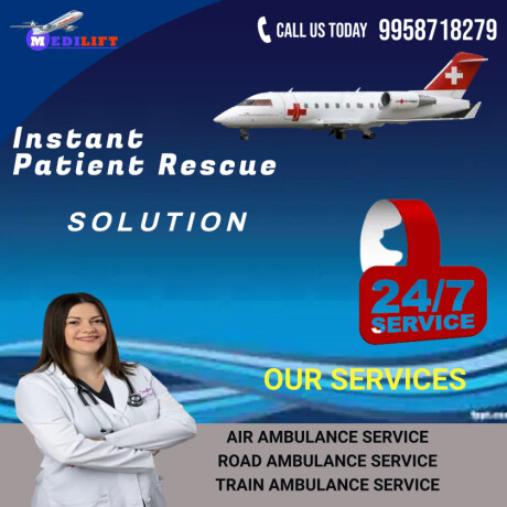 instant-take-emergency-air-ambulance-service-in-siliguri-by-medilift-at-any-anytime-big-0