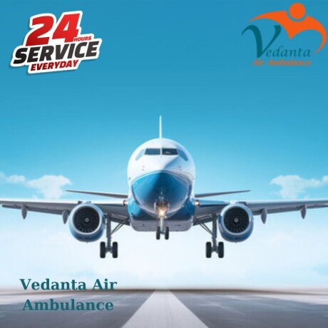 hire-life-saving-vedanta-air-ambulance-service-in-siliguri-with-icu-support-big-0