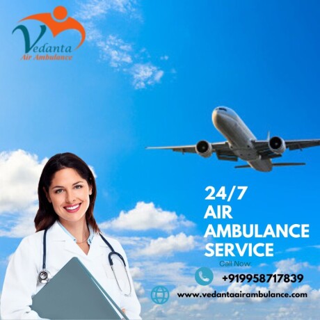 hire-trusted-vedanta-air-ambulance-service-in-india-for-advanced-patient-transfer-big-0